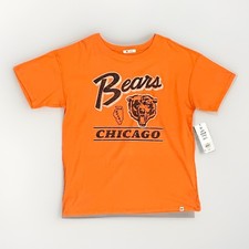 Chicago Bears 47 Brand Distressed Logo Da Bears Women s T-Shirt, Medium, New