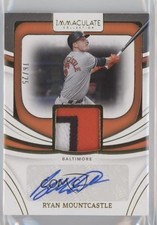 2022 Panini Immaculate Material Signatures Prime 16/25 Ryan Mountcastle Auto v9t
