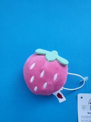 Build A Bear Strawberry Wristie Erdbeere Plüschtier Stofftier ca. 6 cm Neu mit Etikett 