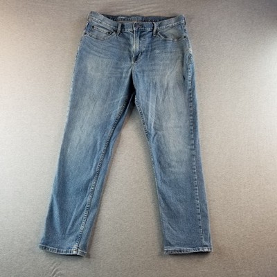 Old Navy Jeans Men's Sz 34x30 VTG Athletic Fit Light Wash 99%Cotton Normcore