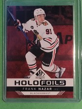2024-25 UD SP Authentic - Frank Nazar RC - Chicago BlackHawks Holo Foils #HF-40