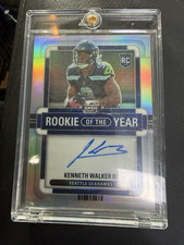 Panini Contenders Optic Kenneth Walker III Rookie Auto #ROY-KW Seahawks
