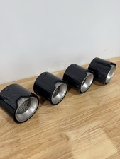 BMW M2 M3 M4 G80 G82 G83 G87 Carbon Fibre Satin Silver M Style Exhaust Tips X4