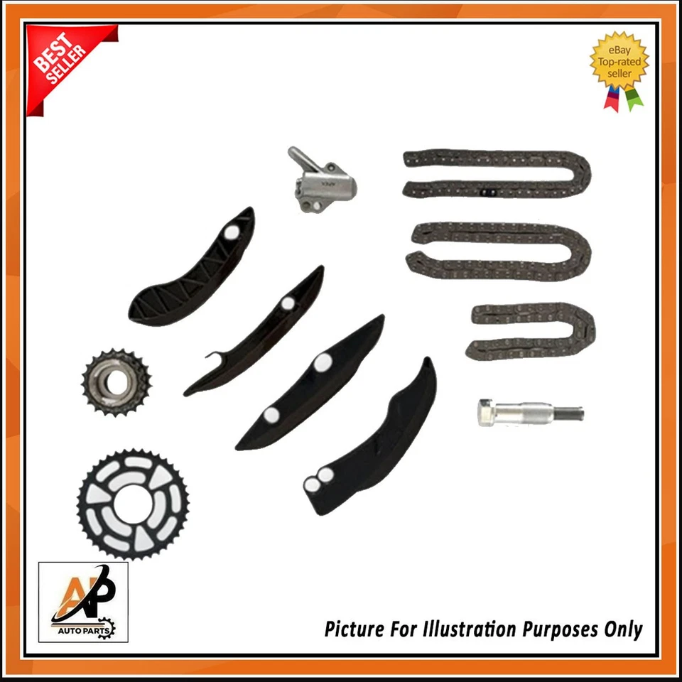 For BMW X1 X3 X5 N47 diesel timing chain kit, rocker cover gasket - NEW - Image 2 of 4