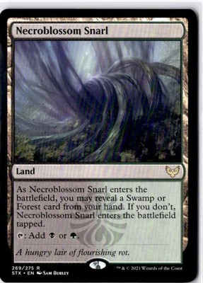Necroblossom Snarl 269 Rare Strixhaven: School of Mages Magic: The Gathering NM