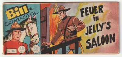   BILL DER GRENZREITER #14 Feuer in Jelly´s Saloon, Lehning PICCOLO-COMIC Z2