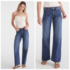 NWT Aeropostale High-Rise Wide Leg Jean Women's 14 Bohemian Vintage Vibes Retro