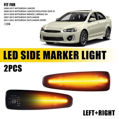 LED Side Marker Light Fit 2008-2017 Mitsubishi 2008-2015 Lancer Lancer Evolution