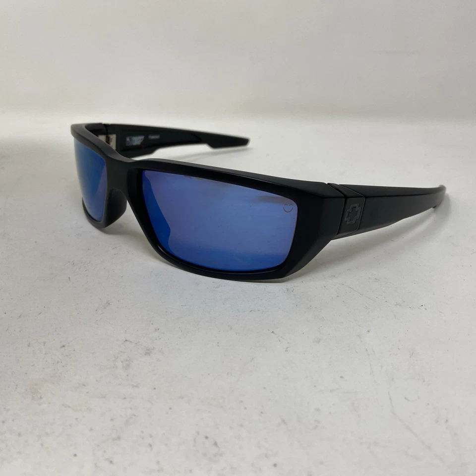 GAFAS DE SOL SPY OPTIC DIRTY MO NEGRO MATE CON LENTE POLARIZADA ESPEJO AZUL! U87 Foto 3 de 4