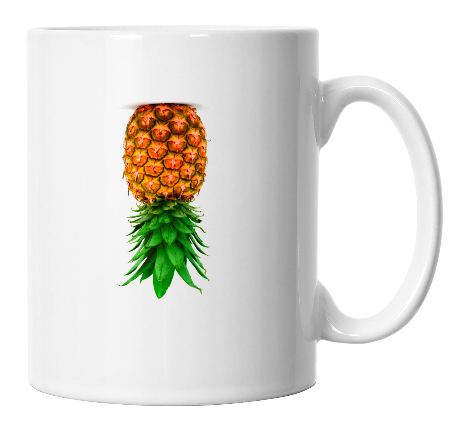 Pineapple Mug, Upside Down Swingers Pineapple Mug, Swingers Pineapple Mug