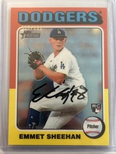 2024 Topps Heritage - Emmet Sheehan #187 Chrome /999 (RC)