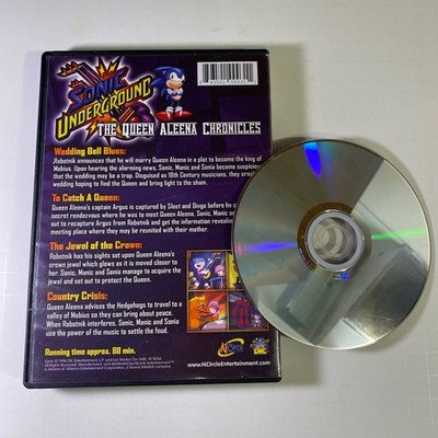 Sonic Underground The Queen Aleena Chronicles 1998 DVD NCircle DIC