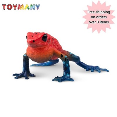 Frog-Toymany Strawberry Poison-Dart Frog Figurine Toy Collectible Statue