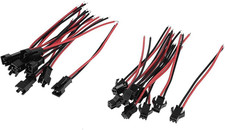 Yueton 10 Pairs JST SM 2 Pins Plug Male and Female Wire Connector