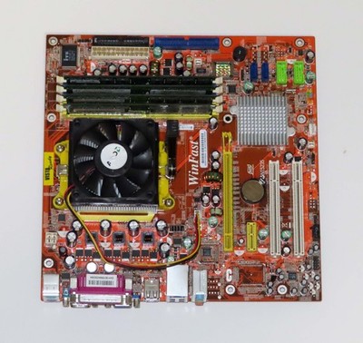 WinFast MCP61VM2MA-RS2HV ATX Motherboard Combo: 4GB RAM, AMD Athlon X2 4600+