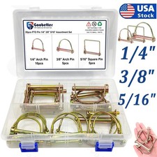 20x Trailer Coupler Safety Snap Locking Pin Round Square Towing Hitch 14 516