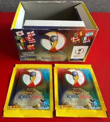 Panini FIFA World Cup 2002 - leeres Display + 2 Tüten