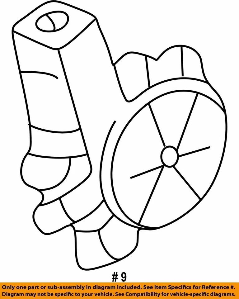 Motor de ventana eléctrica delantera izquierda conductor deportivo Subaru Impreza Outback 2002-2007 OEM Foto 4 de 4