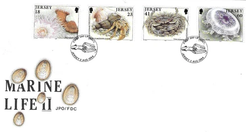 Jersey Comm/FDC - Marine Life - 1994 (JES308)
