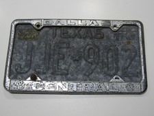 Vtg Central Volkswagen Dallas Texas Metal License Plate Frame Tag Rare Gas Tx Vw Vtg Central Volkswagen Dallas Texas Metal License Plate Frame Tag Rare Gas Tx Vw