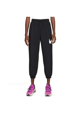 Nike Women's Mid-Rise Essential Pants Black/White DM6183-010 Activewear