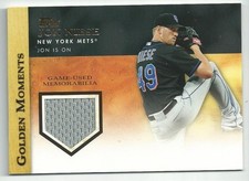 2012 Topps Golden Moments Relics #JN Jon Niese Jersey BB