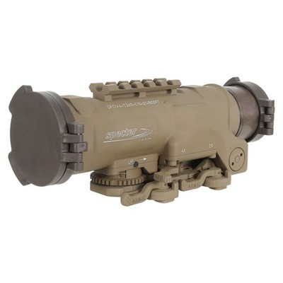Elcan SpecterDR 1x/4x BDC Scope FDE w/ARD & A.R.M.S. Levers (DFOV4-T265-C10)