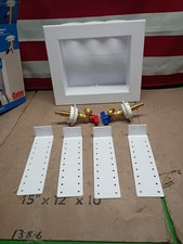 Oatey Quadtro Model 38528 Washing Machine Outlet Box PEX Connection Open Box