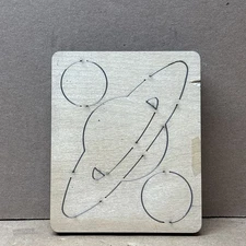 1 Ellison AccuCut Die 6" x 5", Planets #1