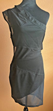 Womens Black Cut Out Dress XL Open Back Bodycon Cocktail Party Evening Sexy