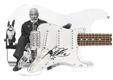 Sonny Rollins Signed Autographed Photo Graphics Guitar ACOA