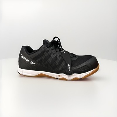 REEBOK SPEED TR WORK Men's Size 9 M Comp TOE Sneakers Shoes RB4450 Black/Gum NEW