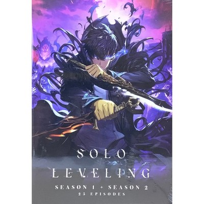 DVD Solo Leveling Season 1 2 (25 Episodes) Complete Anime JP Audio Eng/Chi Sub
