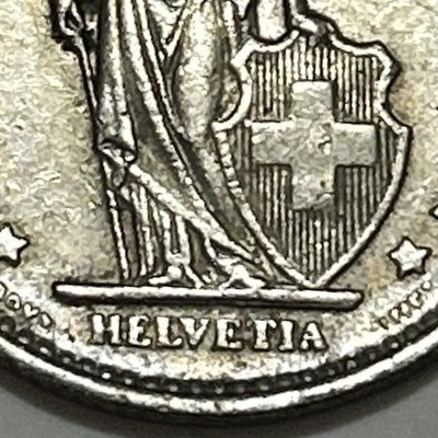 Swiss Helvetia Coin 1970 1 Franc | eBay