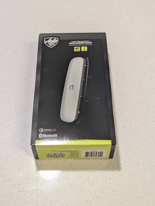 Auto Drive VSB-210 Hands-Free Bluetooth Speakerphone w/ USB Car Charger