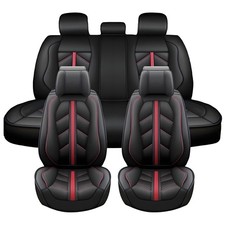 For Toyota Car Seat Cover Full Set 5-seats Leather Front Rear Protector Cushion For Toyota Car Seat Cover Full Set 5-seats Leather Front Rear Protector Cushion