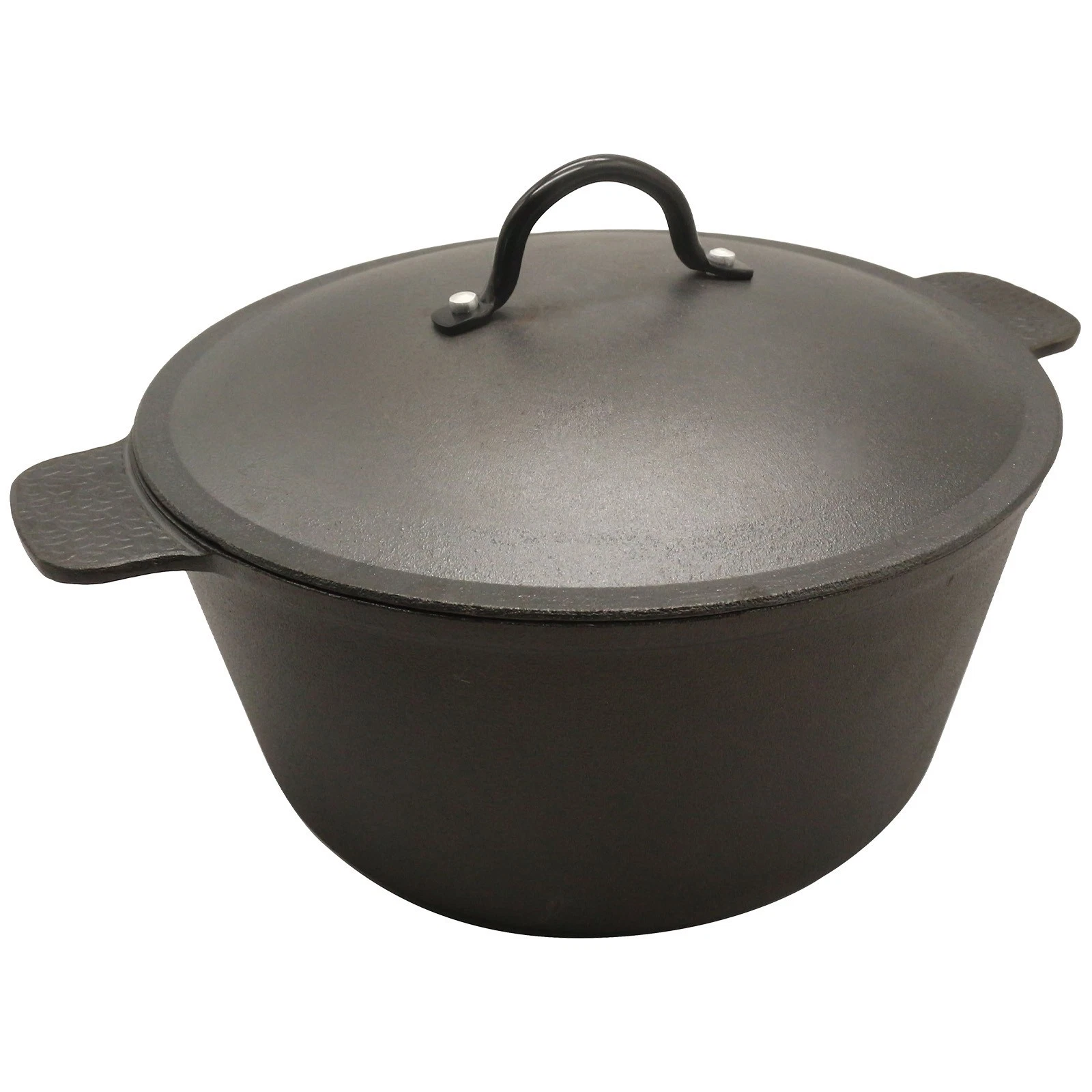 5.2Qt Lightweight Cast Iron Dutch Oven with Lid Durable Cooking Pot