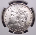 1887 "O" Morgan SILVER Dollar $1 NGC MS64 #001 Unc BU Uncirculated ECC&C, Inc.