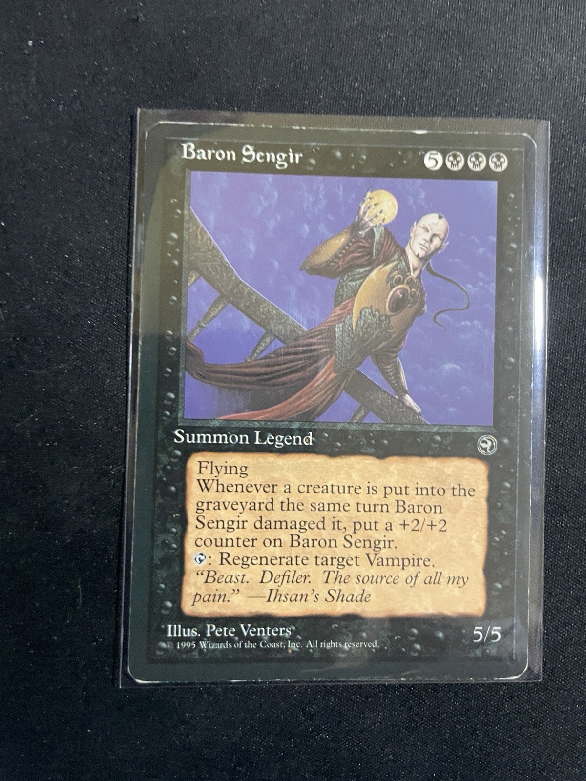 Mtg X1 Baron Sengir Homelands Magic The Gathering