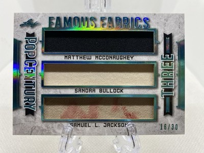 2021 Leaf #Ff3-09 Platinum Spectrum McConaughey Bullock Jackson  /30