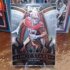 Panini 2020 Select Hot Stars Nick Bosa #HS8 San Francisco 49ers NFL Insert