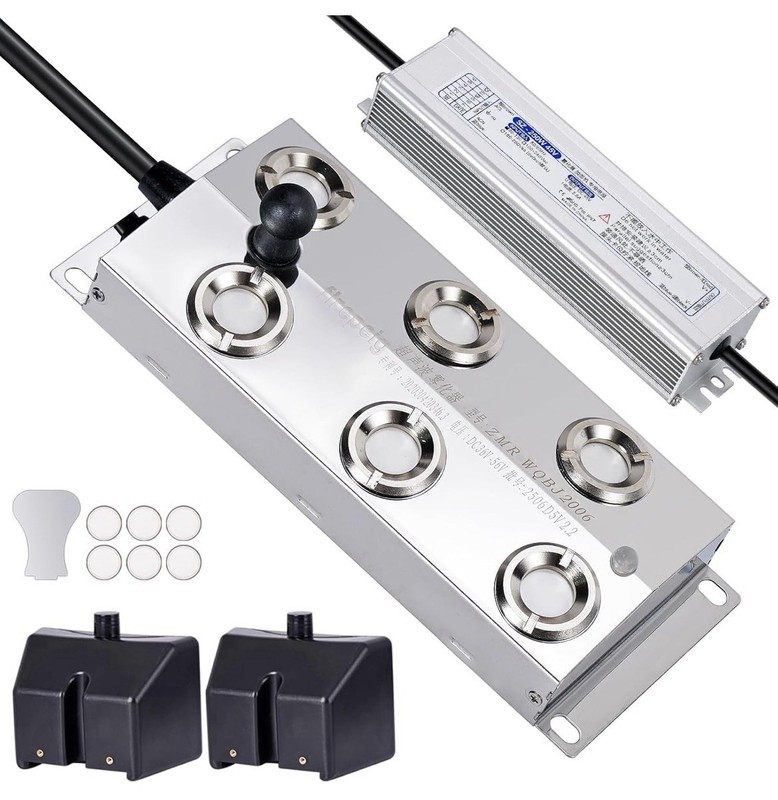 6-Head Ultrasonic Mist Maker Mist Making Machine Ultrasonic Fogger w/Floats.
