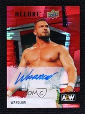 2022 Upper Deck Allure AEW Red Auto Wardlow #82 Auto 0d44