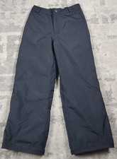 Obermeyer Teen/JR Black Elastic WaistSnowboard Ski Insulated Pants Sz 8 27-28x29