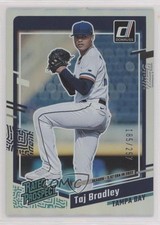 2023 Panini Donruss Rated Prospect Season Stat Line 185/257 Taj Bradley #55 n0c