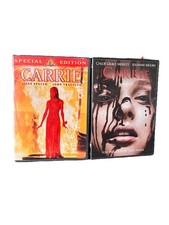 Carrie 1976 2013 DVD Lot Horror Movie Stephen King MGM Spacek Travolta Moretz