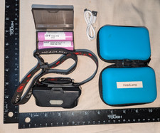 Dual LED COB/Spot Beam, USB Rechargeable, Headlamp, Case, Cable, Batteries