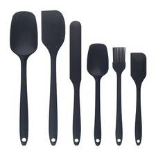 Professional 6 Pcs Silicone Spatula Set, High Heat Resistant Non-Stick BPA Free