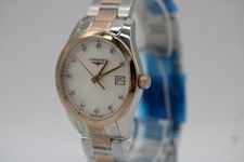 Longines Conquest White Mother of Pearl Women's Watch - L2.386.3.87.7 Unworn