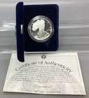 1994 P Proof American Silver Eagle - With Box & CoA